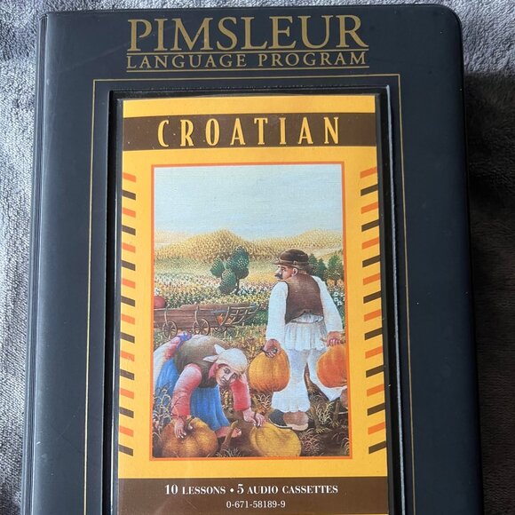 Pimsleur Croatian Cassette Tapes: Language Program Learn to Speak 10 Lessons - Picture 1 of 4